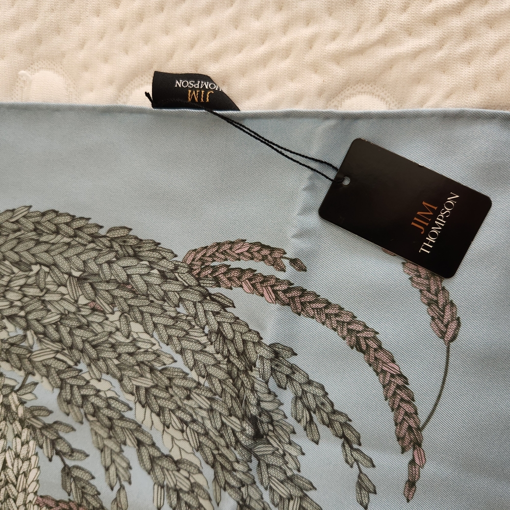 Jim Thompson Rice Silk Twill Scarf - Picture 5 of 6